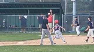 Heads up base running, 2 in scoring position