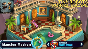 Tiny Robots Portal Escape Chapter 7 Binary Breach - Mansion Mayhem