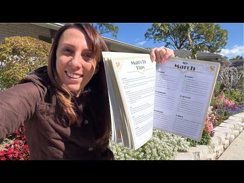 March Garden Tour and Garden Plan