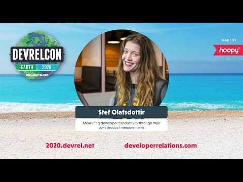 Measuring developer productivity through their own product measurements -- Stef Olafsdottir
