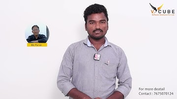 Java Full Stack student review | V CUBE Software Solutions Pvt. Ltd. Kphb