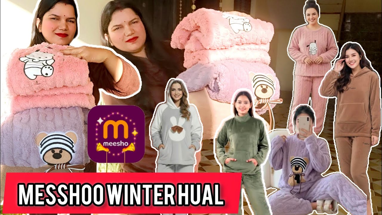 Meshoo Image Huge Meesho Winter Wear Haul🛍️😍 meshoo haul winter| meshoo winter night ...