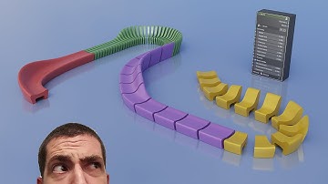 Outdoor Bench made with Geometry Nodes in Blender 3.4