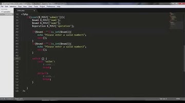 Simple Calculator in PHP (Part 2)