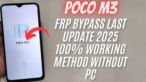Poco M3 FRP Bypass 2025 | Easy Method 100% Working 🔥 Without PC