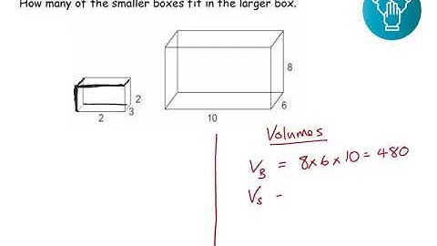 Problem solving with volume of cuboids