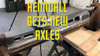 Fabricating a set of reinforced  axles for a Land rover (Xcess 4x4) | Heavy Duty Axle Build..part 1