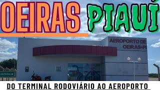 Conheça o trajeto, do terminal Rodoviário de Oeiras, até o Aeroporto de Oeiras Piauí.