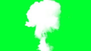 smoke explosion smoke cloud - green screen effects - free use