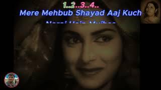 Mere Mehboob Shayad aaj Kuchh Karaoke With Eng.Lyrics # Kitne Paas Kiten Door1976#Chandrani Mukharji
