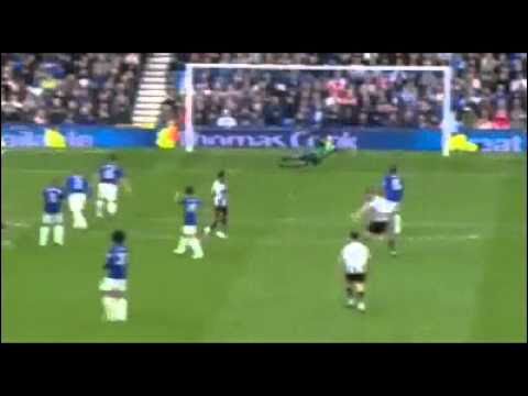 Hatem Ben Arfa's wonder goal against Everton on the 18/09/10 to help Newcastle win 1-0.