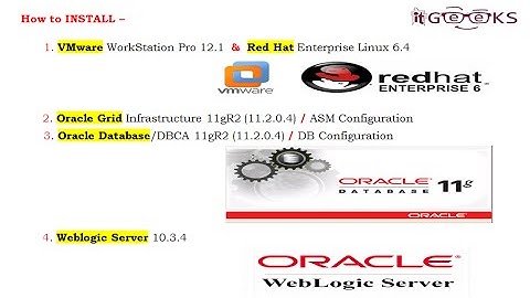 4 - How to Install Weblogic Server