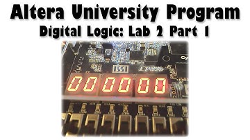 Altera University Program - Digital Logic - Lab 2 Part 1