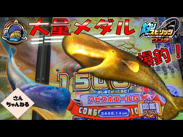 ワンダー最高枚数獲得！！アビスホエールG釣り上げたぞー【さんちゃん