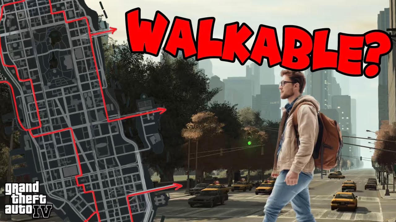 I Tried to Walk Across All of GTA 4 Without Leaving The Sidewalk