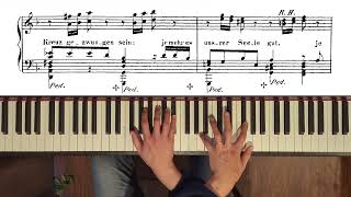 St Matthew Passion: 55-57. Komm, süßes Kreuz, so will ich sagen (piano transcription)