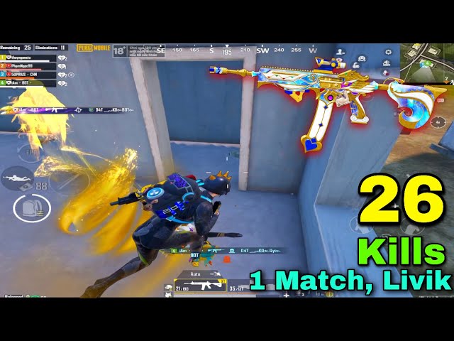 Fastest Combat, Fastest Win | Livik - 26 Kills in 1 Match 😱 class=