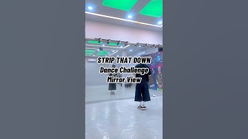 STRIP THAT DOWN Dance Challenge | Mirror View Tutorial