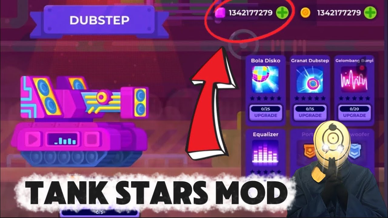 Tank Stars Mod Apk (All Tanks Unlocked) Money + Diamond Vip Max Level