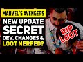 CRYSTAL DYNAMICS MAKING A HUGE MISTAKE | Marvel's Avengers New Update & Stealth Changes to Loot