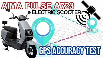 Aima Pulse A723 Electric Scooter GPS Test