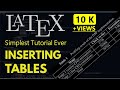 Create Tables in Latex | Format Styles of Tables | Easiest Tutorial