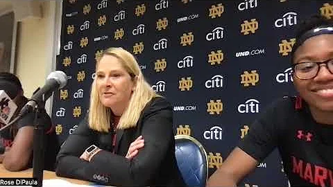 Brenda Frese, players react following win over No....