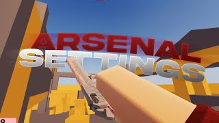 the best arsenal settings (crosshair, outlines, hitsounds)