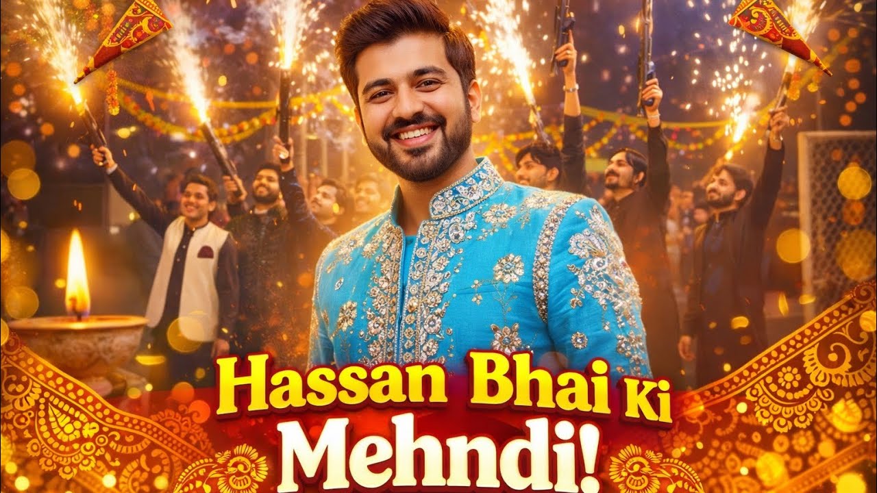 Hassan Bhai Ki MehndiDance, Fun & Firework …. ♥️ - YouTube