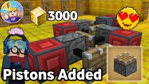 NEW!! Piston In Sky Block!? Piston Added ( Sky Block ) - [ Garena Blockman GO ] Koto BG