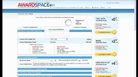 Tutorial como crear un Hosting por AwardSpace