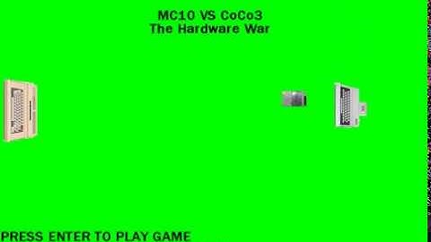 MC10 VS COCO3 The Hardware War Beta 1.0 WINDOWS 10 Version