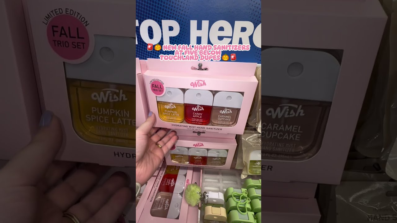 There Are New Fall Scents Five Below Is Crushing The Dupes Handsanitizer Fivebelow Shopping