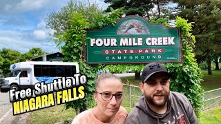 BEST Campground Near NIAGARA FALLS- Four Mile Creek State Park Review