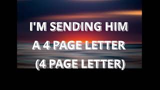 Aaliyah 4 Page Letter Lyric Video