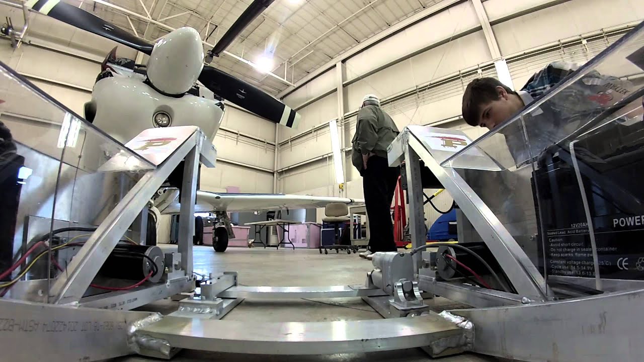 Purdue ME463 - Tuggiteers Aircraft Tug - First Test