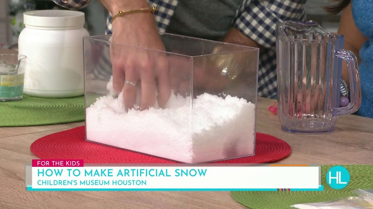 How to make Fake Snow for Sensory Play