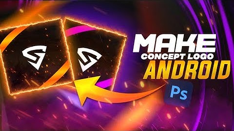 HOW TO MAKE SIMPLE CONCEPT LOGO AT ANDROID IN PS CC ||SUPERNAL EDITS||