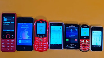 7 SMALL INCOMING CALL NOKIA 150 IPHONE 4S FERRARI PHONE SAMSUNG S26 MICRO SANY XPERIA MINI 2 PRO BQ