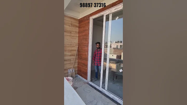 UPVC 2 Track Toughened Glass Sliding Doors in lucknow | uPVC SLIDING WINDOWS FOR BALCONY | #upvc - DayDayNews