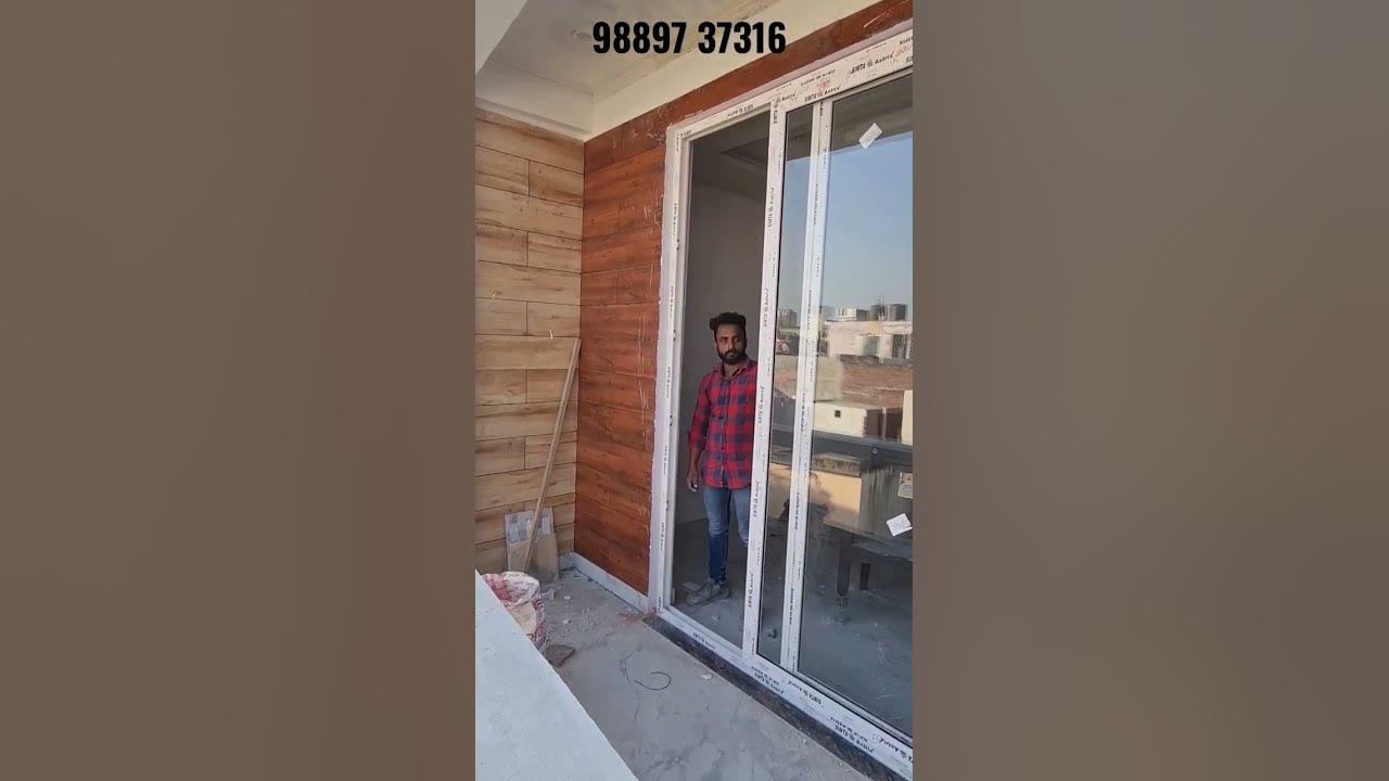 UPVC 2 Track Toughened Glass Sliding Doors in lucknow | uPVC SLIDING WINDOWS FOR BALCONY | #upvc
