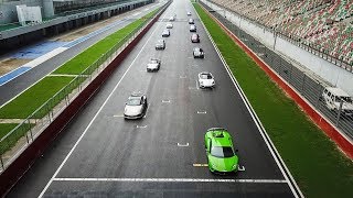 Mumbai Supercars Racing on Delhi Buddh International Circuit | Lamborghini | Ferrari | Porsche