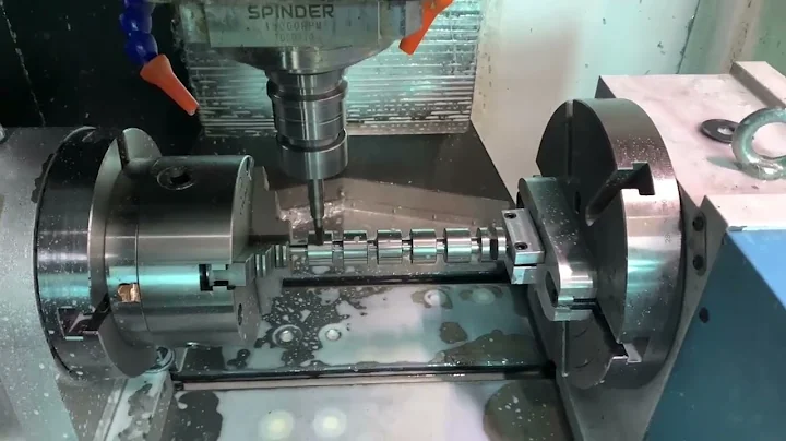 How to machine a five points supported crankshaft of HOWIN L6 Engine | Stirlingkit