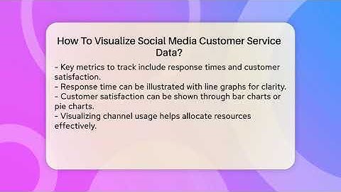 How To Visualize Social Media Customer Service Data? - Everyday-Networking