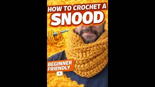 How to Crochet a Snood 🧶 Easy Beginner Crochet Tutorial | Hobby Hive #crochettutorial #crochetsnood