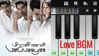 Video thumbnail of "VinnaiThaandi Varuvaayaa Theme | Love BGM | Easy Piano Tutorial | Perfect Piano"