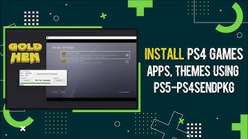 Install PS4 Game, App, Theme Using PS5-PS4SendPKG | PS4 Remote Package Sender