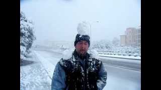 SNOW IN MALLORCA SPAIN 2012