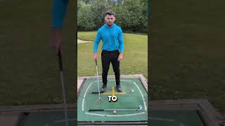 How to aim in your golf setup #golfthing #golf #beginner #golftrousers #stretchchinos