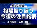 【株式相場見通し】先週の振り返り&今後の注目銘柄解説【4月6日~】
